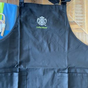 Black Starbucks apron coffee master large